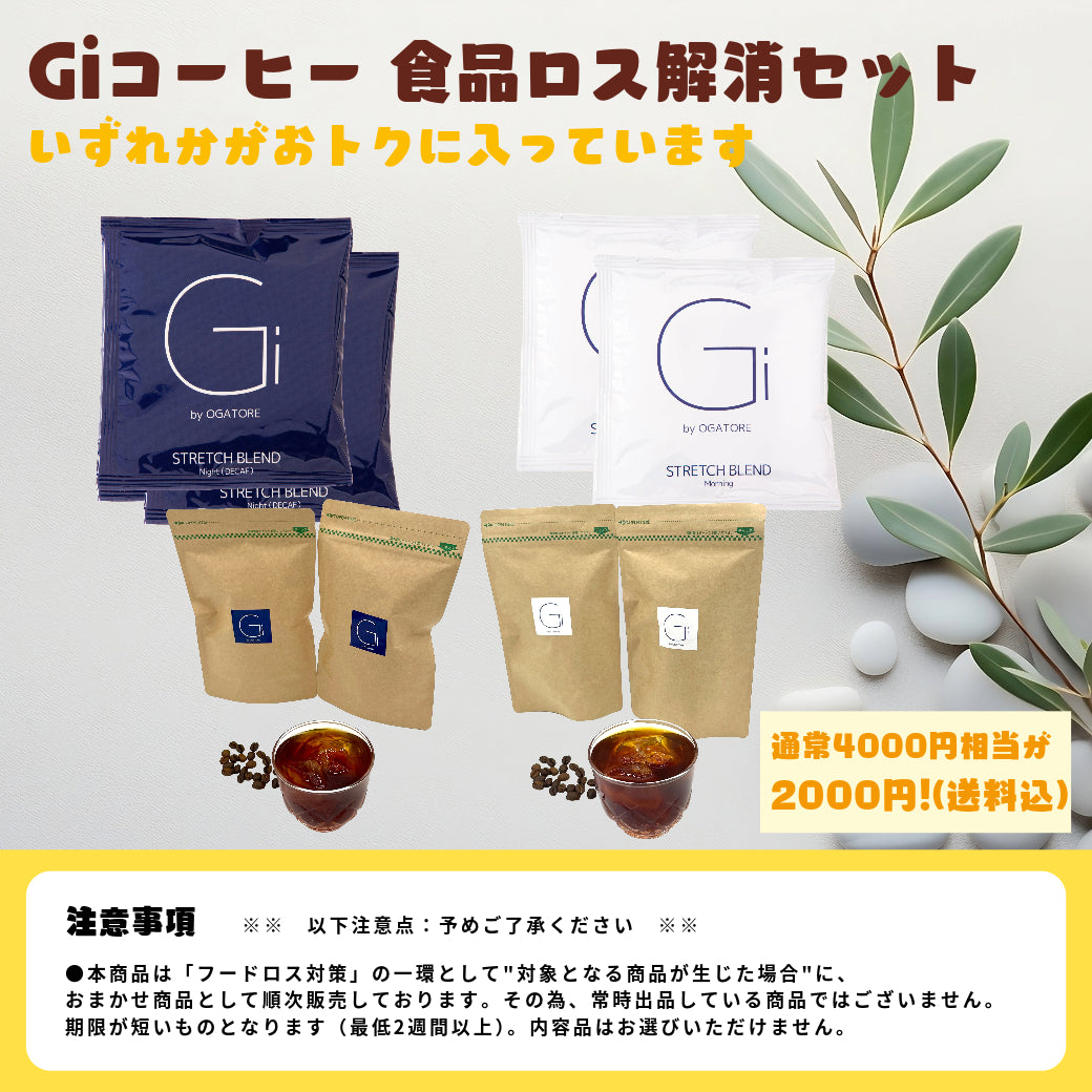 訳あり・食品ロス解消】Giコーヒー アイスコーヒーセット （おひとり様