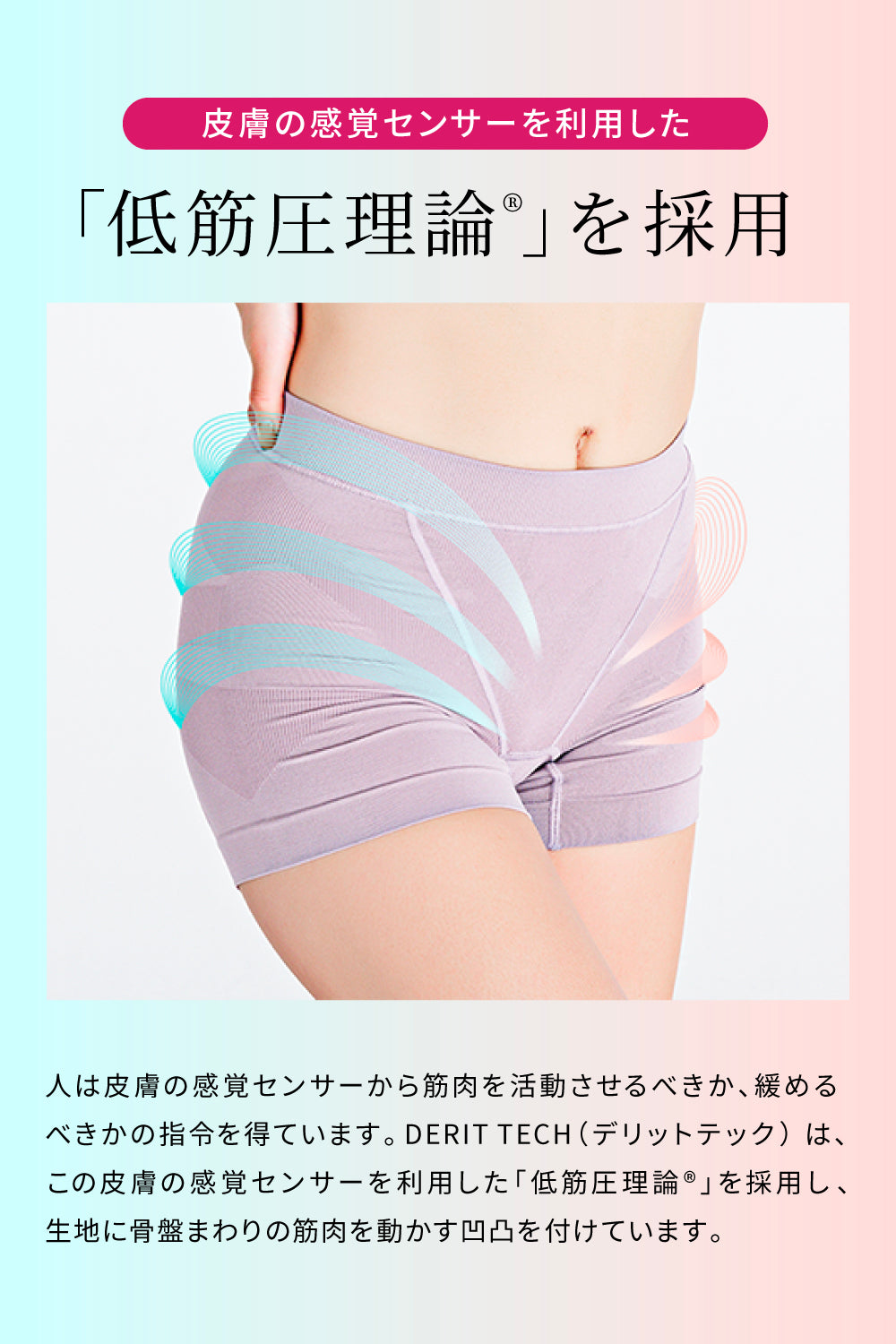 デリットテック レディース DERIT TECH 女性用 骨盤底筋サポート